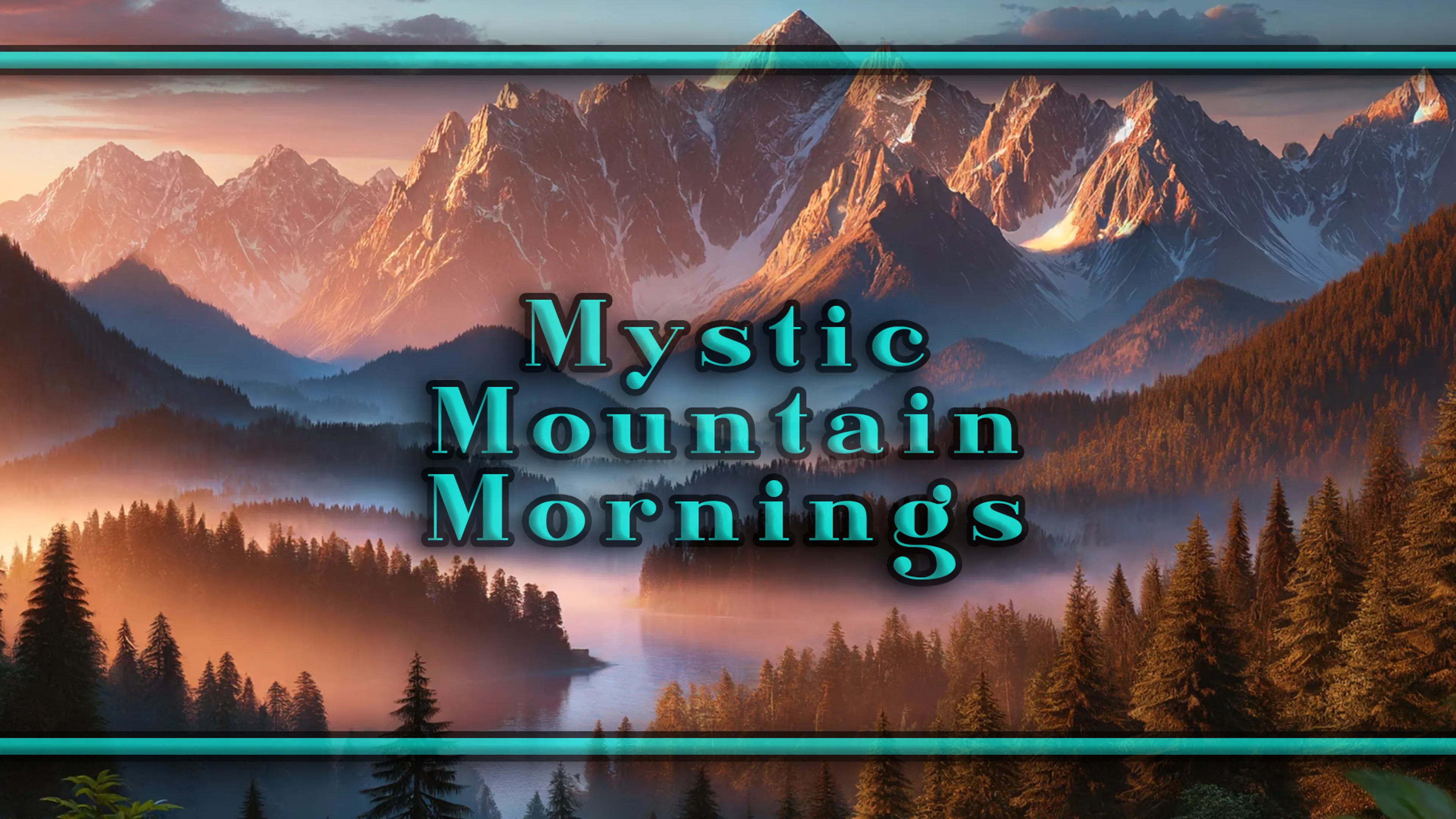 Mystic Mountain Mornings poster